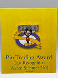 Pin Trading Award Cast Recognition WDW Summer 2001 Mickey - L29