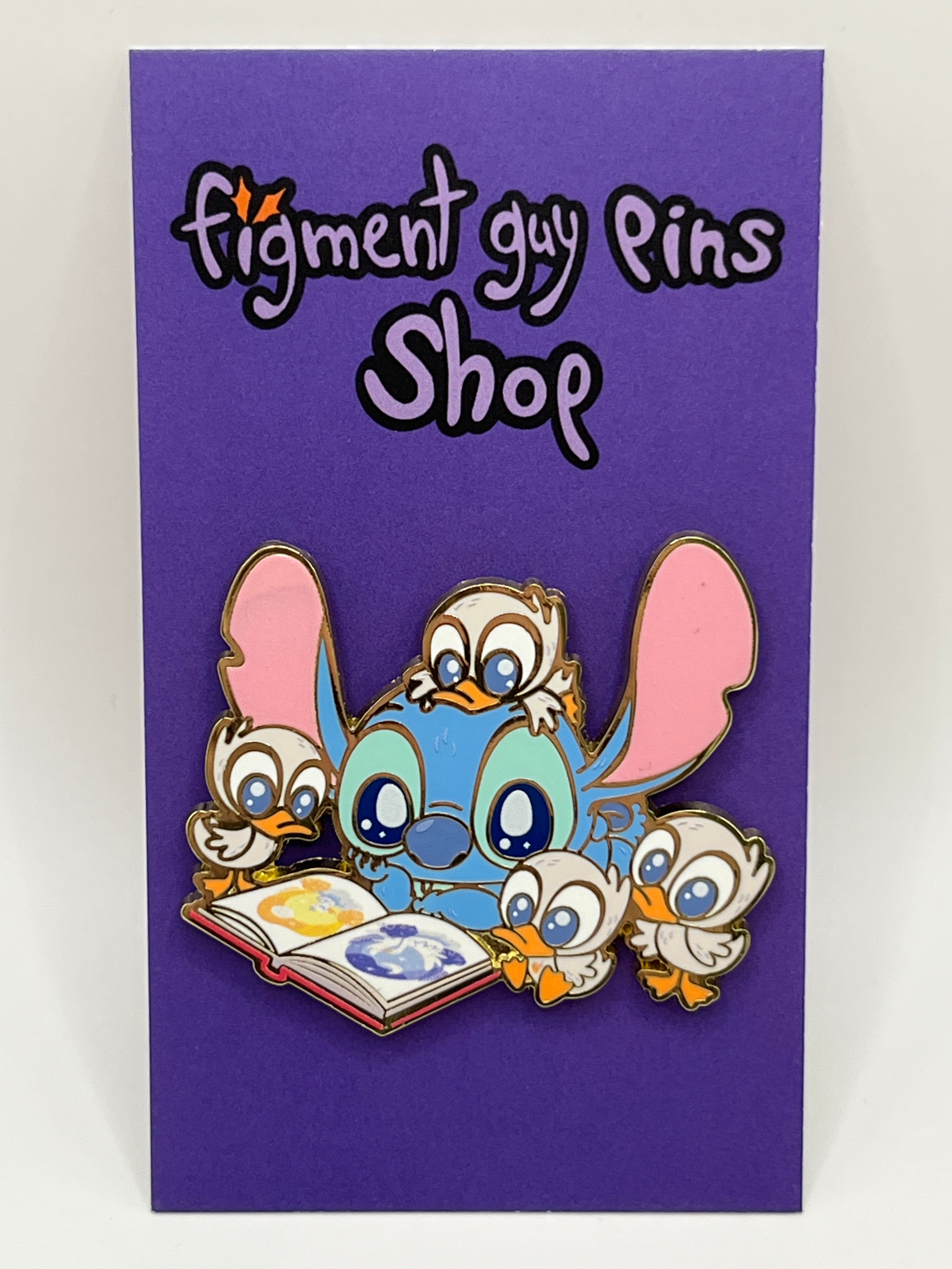 Cutie Stitch w/Baby Ducklings
