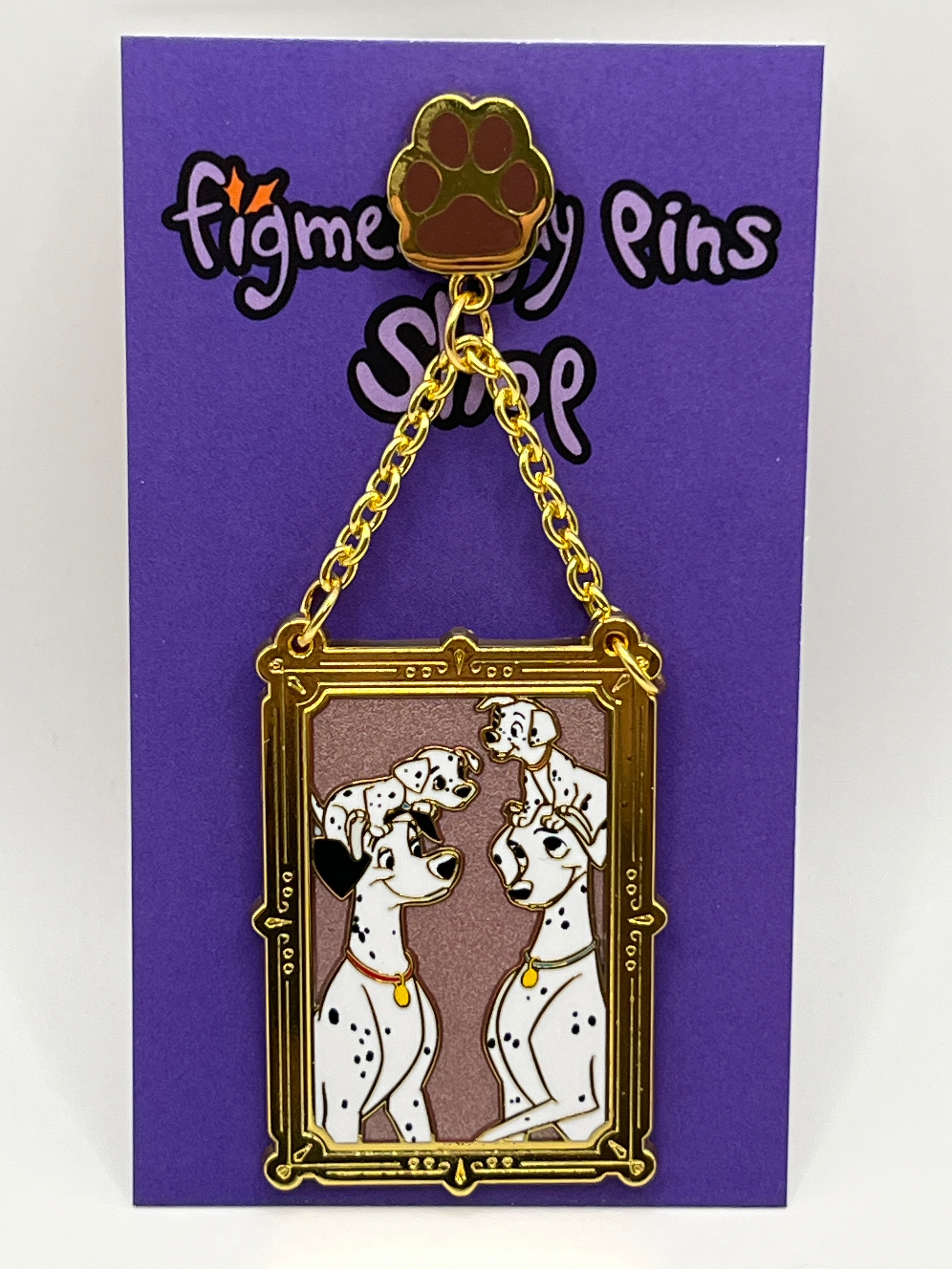 Pongo, Perdita & Puppies Frame Pin 101 Dalmatians