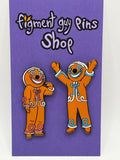 LE 3600 Disneyland Parade Characters 2-Pins Gingerbread Men - H26