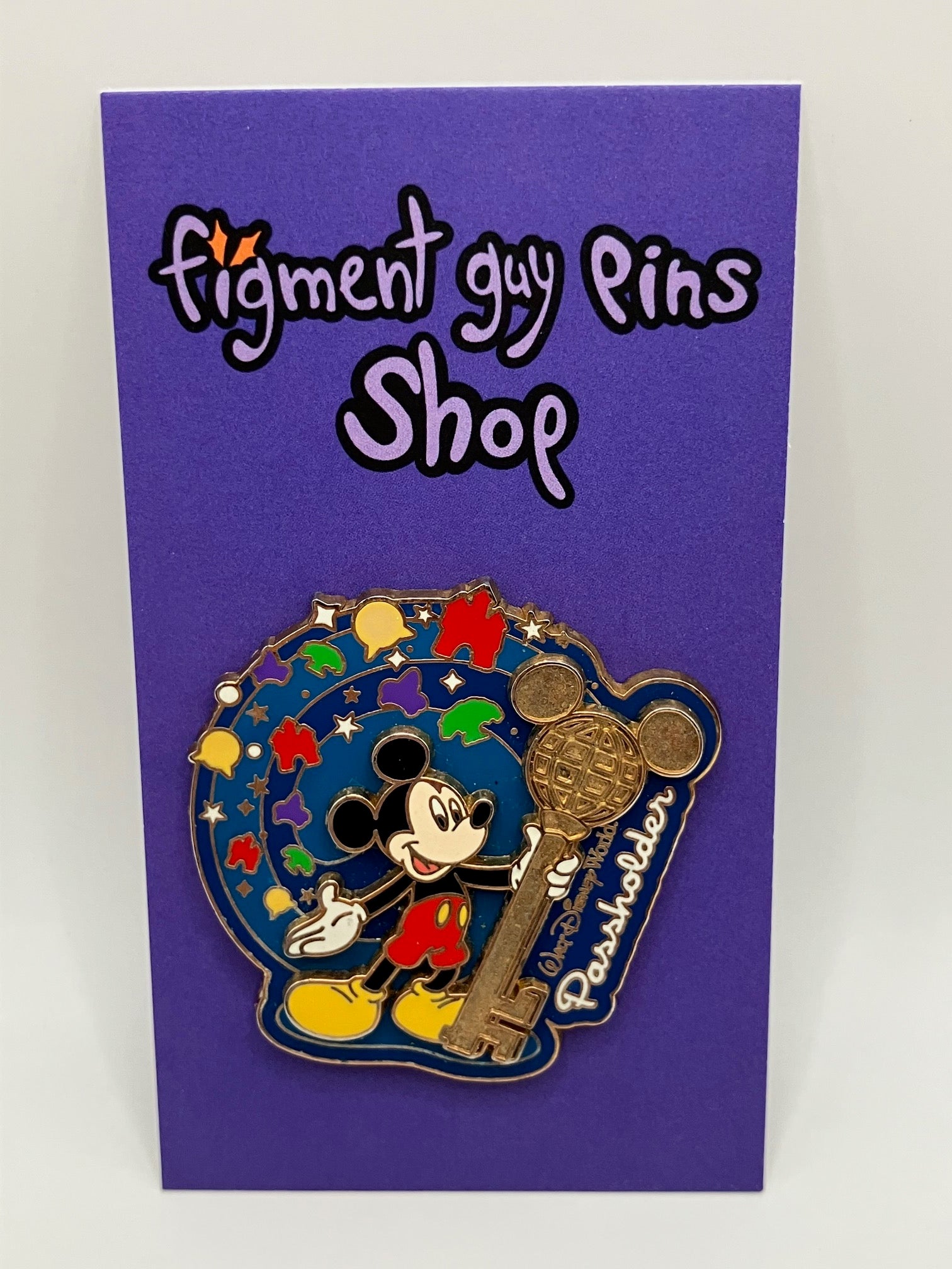 WDW Passholder Mickey Holding Key