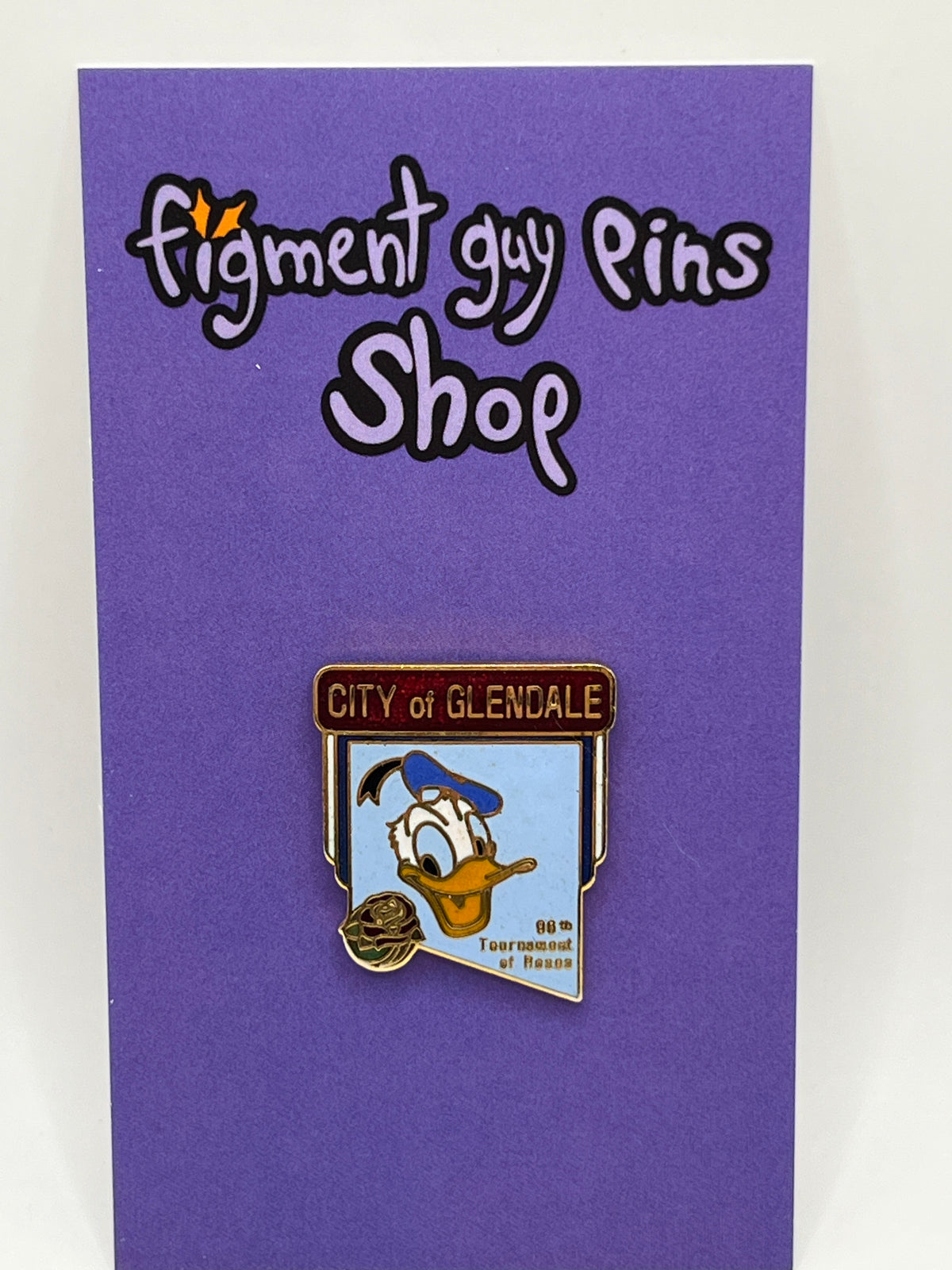 Vintage 1983 96th Tournament of Roses City of Glendale Donald - F52