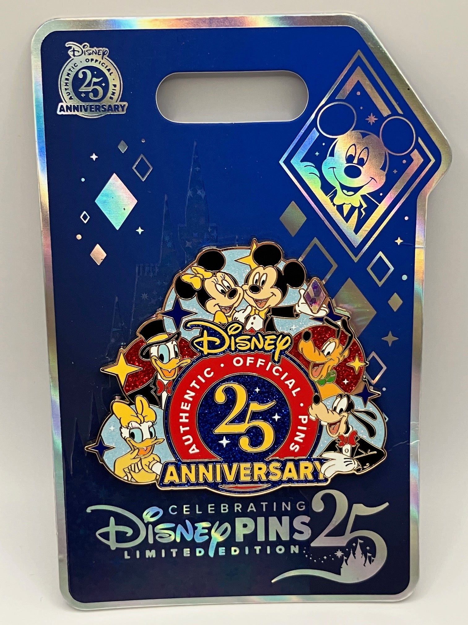 LE 275 Celebrating 25 Years of Disney Pin Trading Jumbo Fab 5