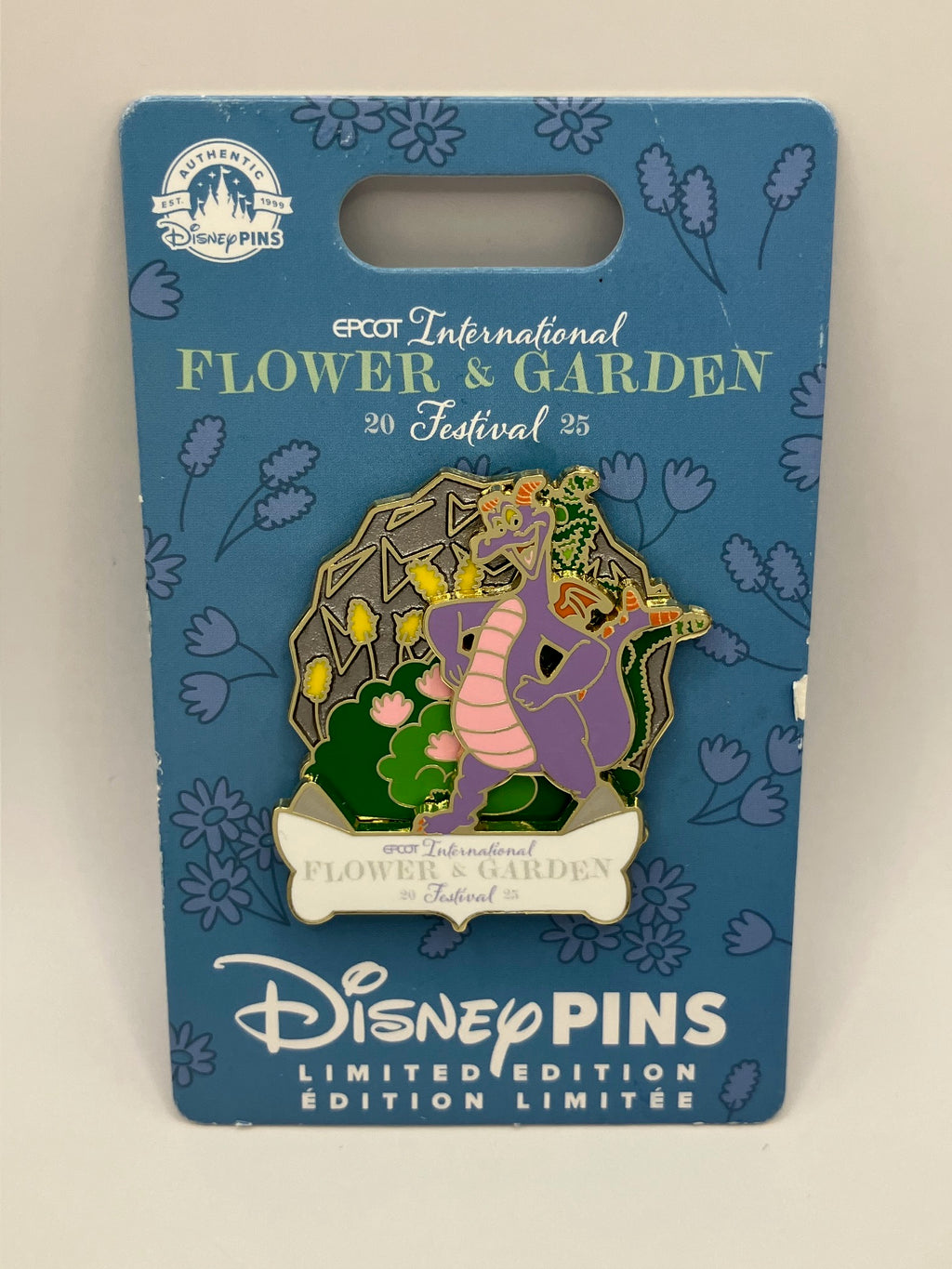 LE 4000 Epcot Flower And Garden Figment 2025 Slider
