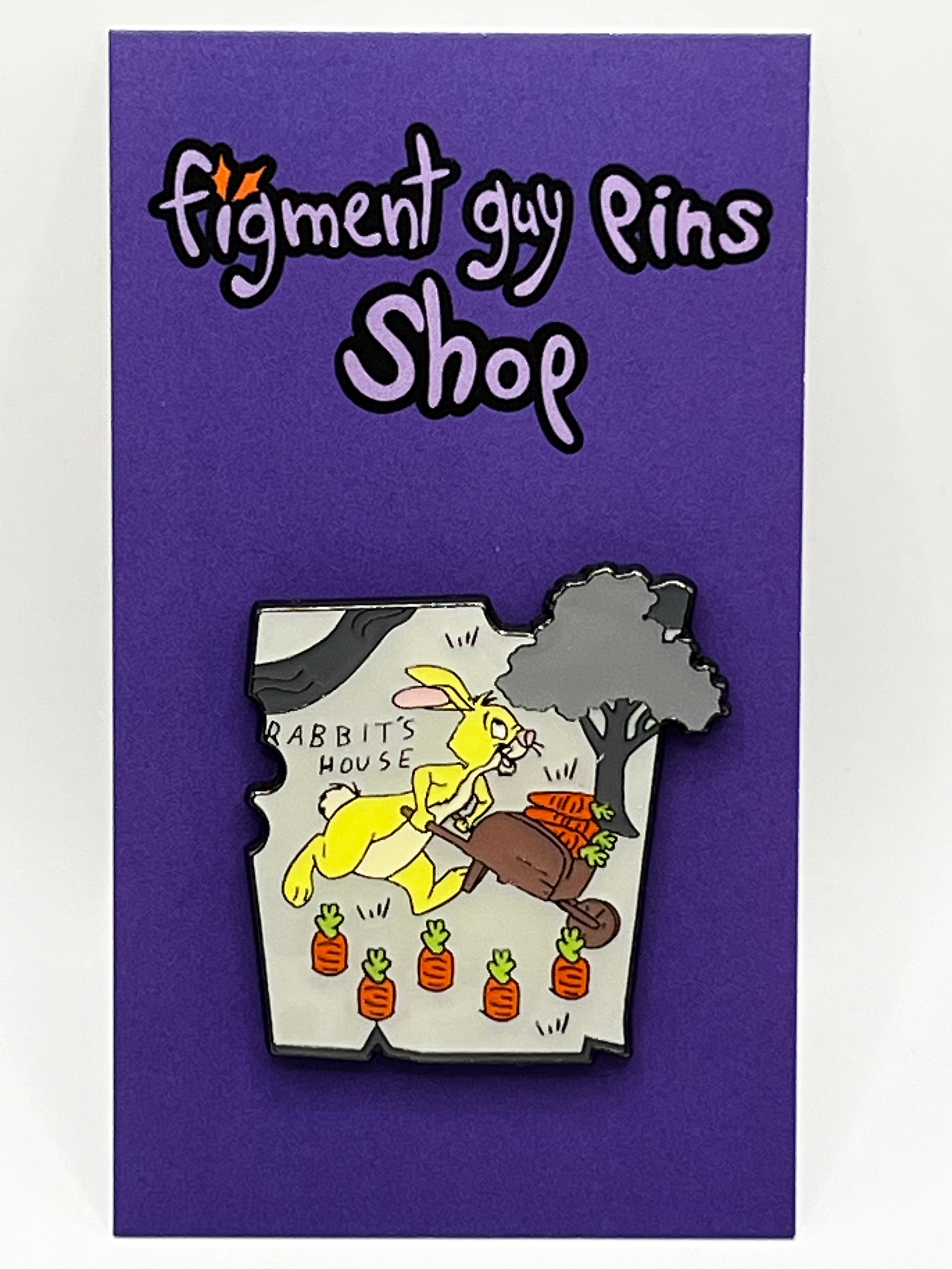 Rabbit’s House Puzzle Pin Winnie the Pooh - L77