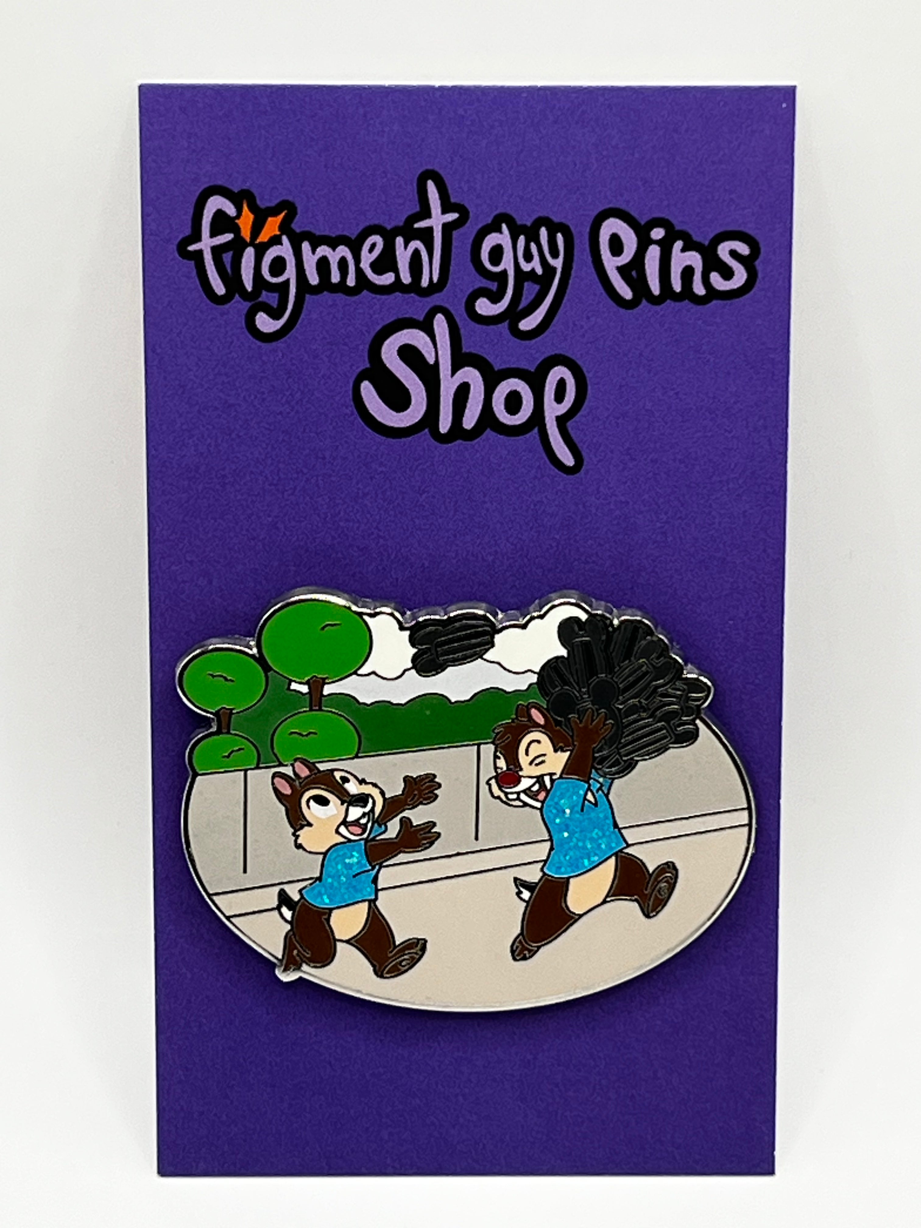 25 Years of Pin Trading Chip & Dale Pin Backs - F27