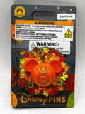 Disney Halloween Mickey Pumpkin Wreath Light Up - N29
