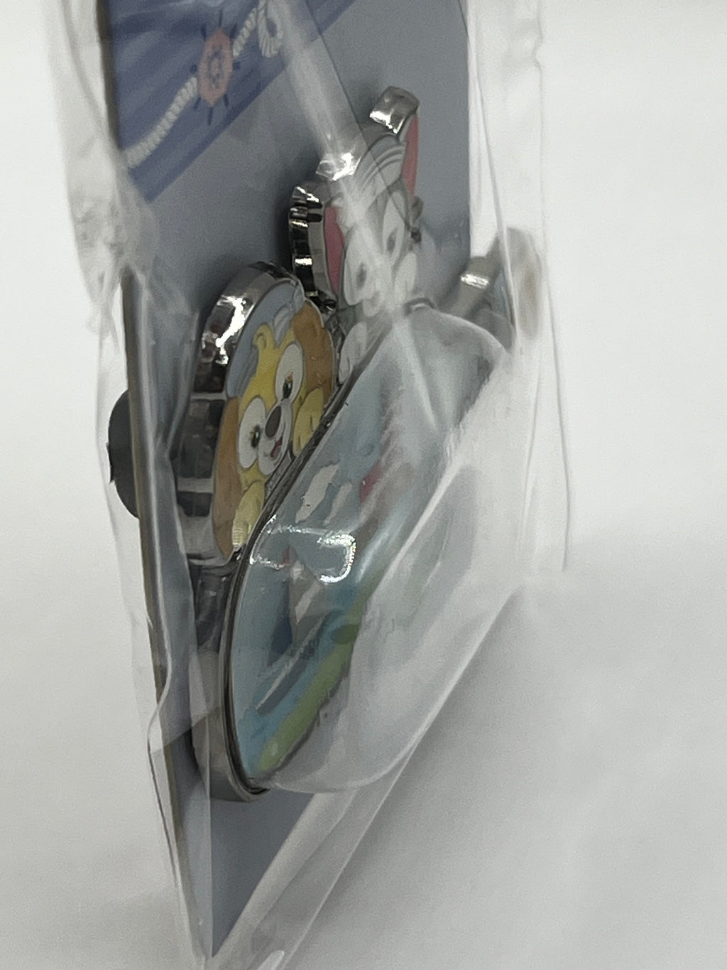 Hong Kong Disneyland CookieAnn & Gelatoni Ship in a Bottle Pin - N28