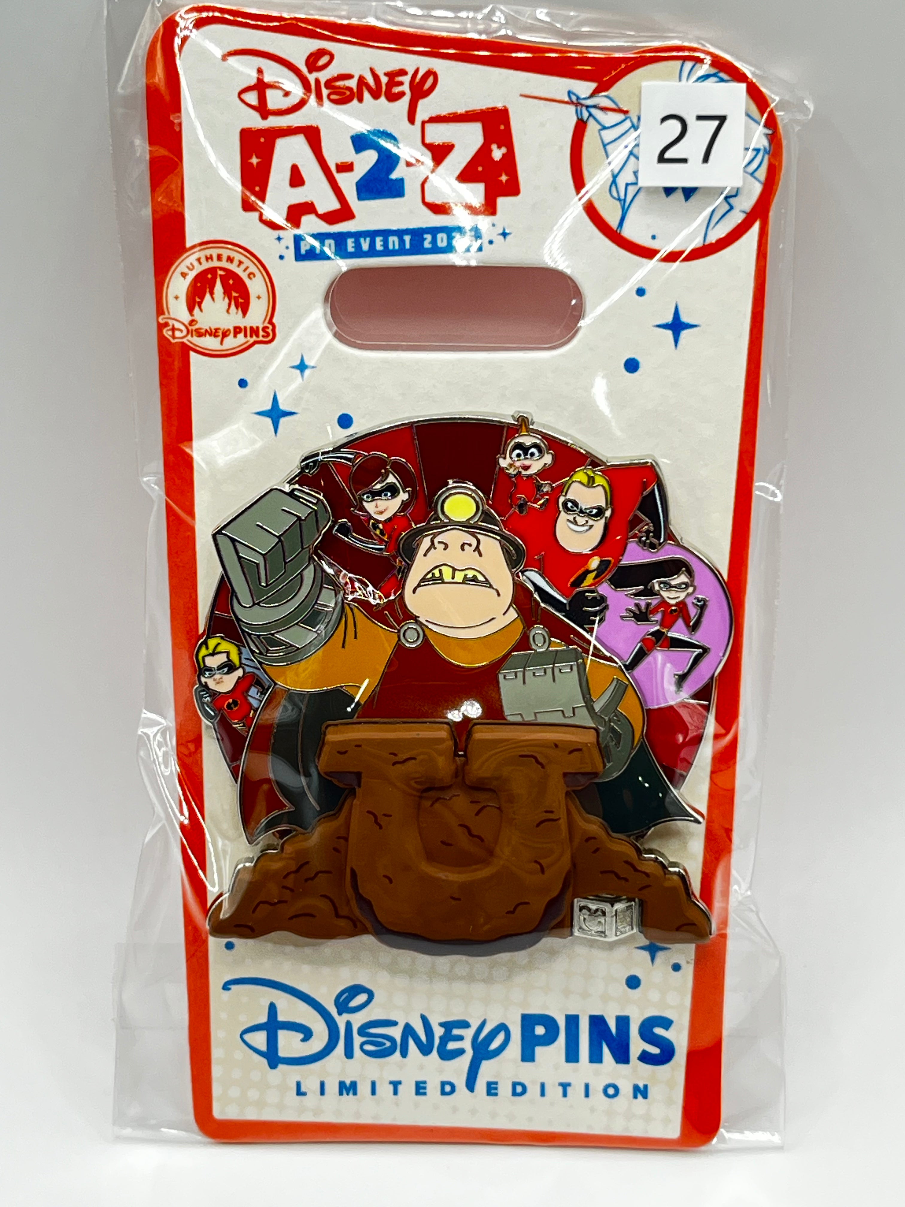 LE 650 A-2-Z Pin Event 2026 ‘U’ Underminer The Incredibles - T21