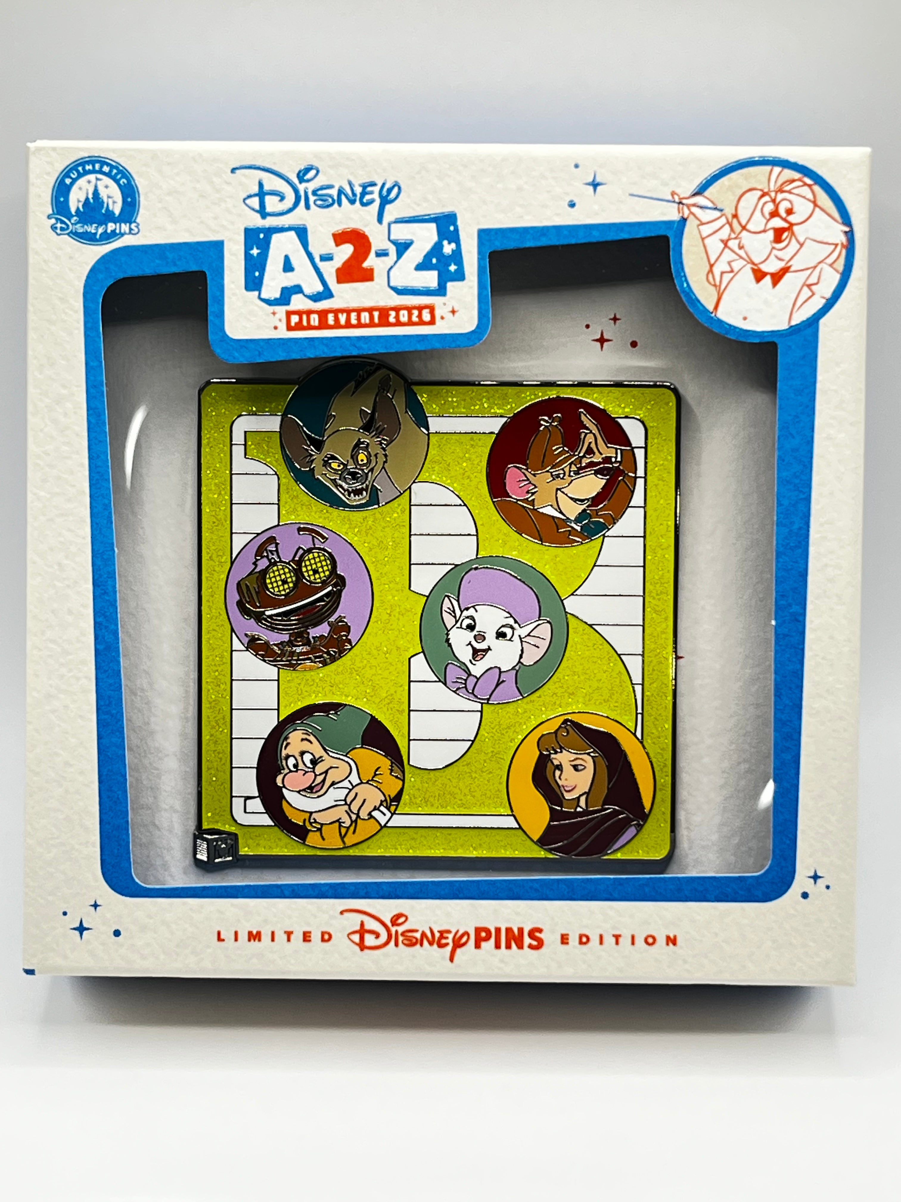LE 600 A-2-Z Pin Event 2026 ‘B’ Cube Bianca, Bashful, Briar Rose…Jumbo -