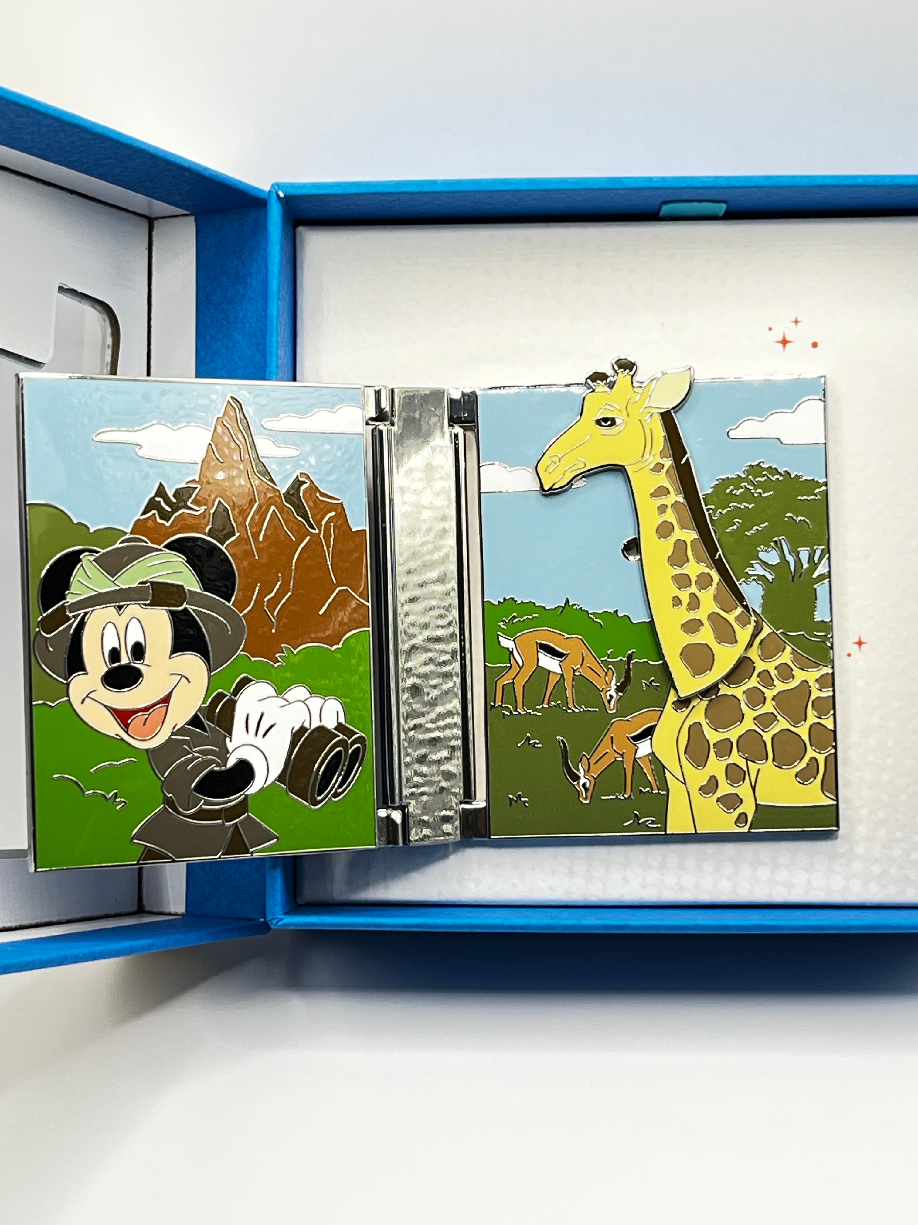 LE 500 A-2-Z Pin Event 2026 Animal Kingdom Hinge Book Pin Safari Minnie Jumbo -