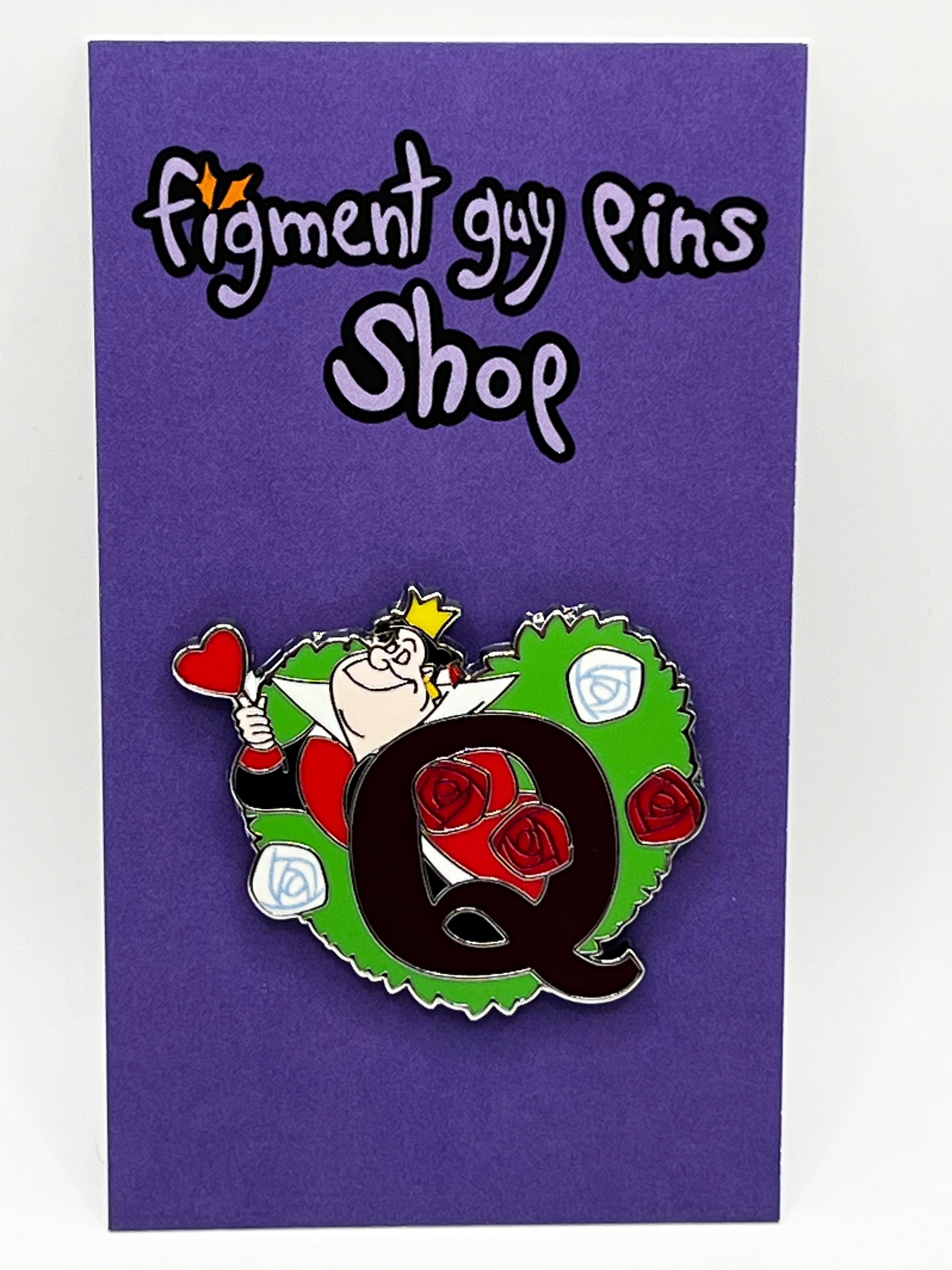 Disney Parks Attraction Alphabet Letters ‘Q’ Queen of Hearts - G75
