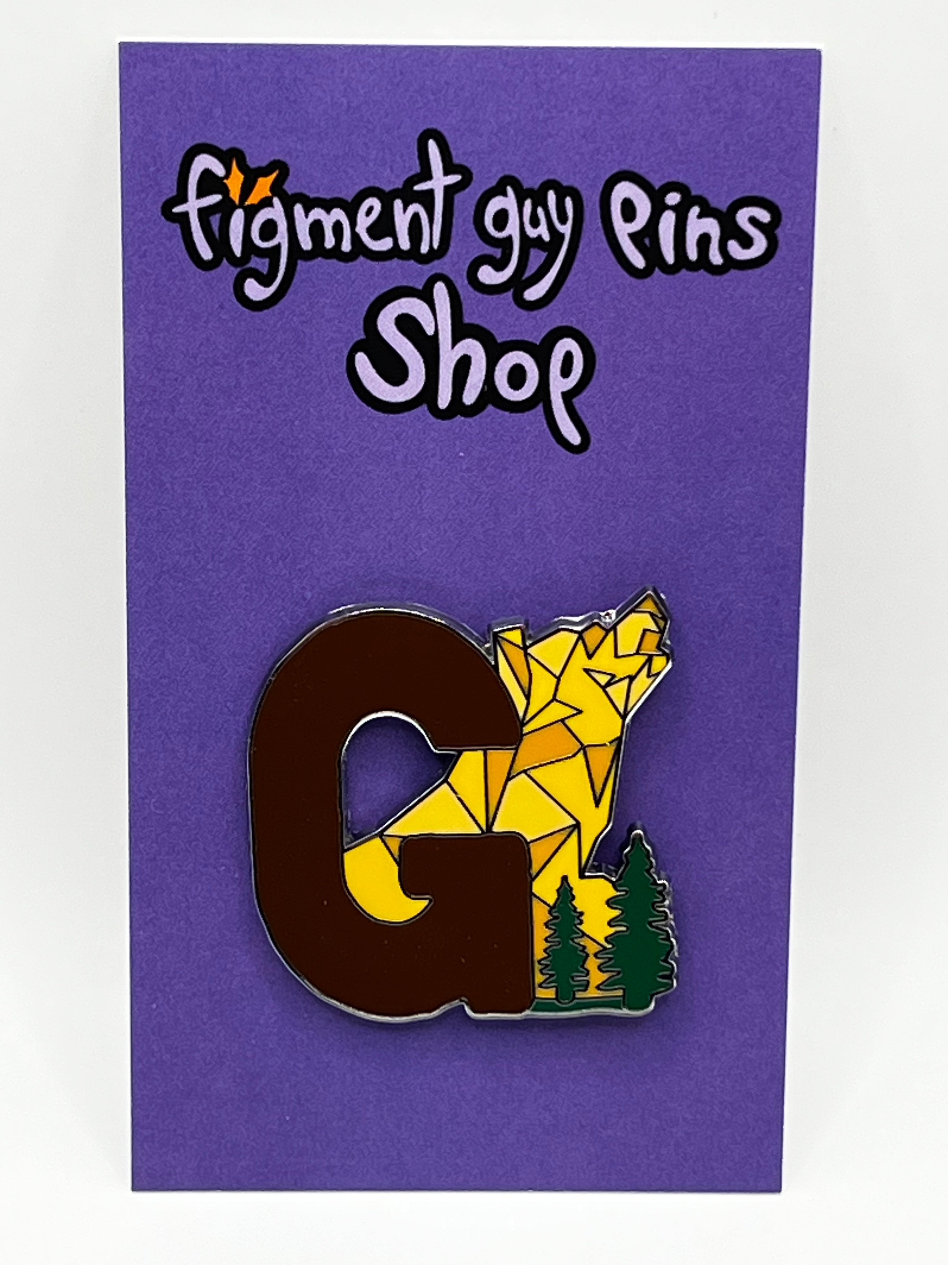 Disney Parks Attraction Alphabet Letters ‘G’ Grizzly Bear Run - G57