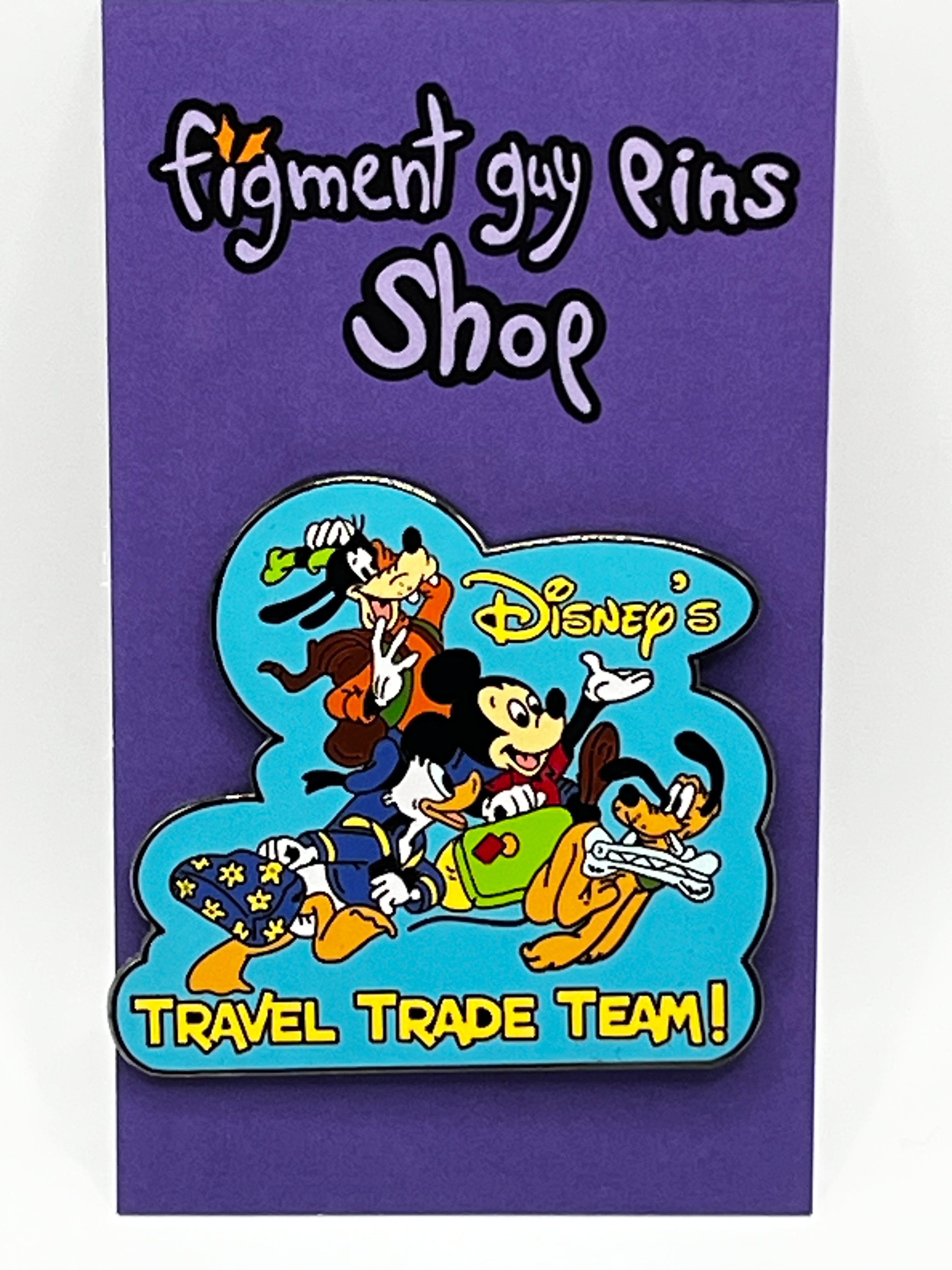 LE 1000 Cast Exclusive Disney’s Travel Trade Team!  Mickey, Goofy, Donald & Pluto - N12