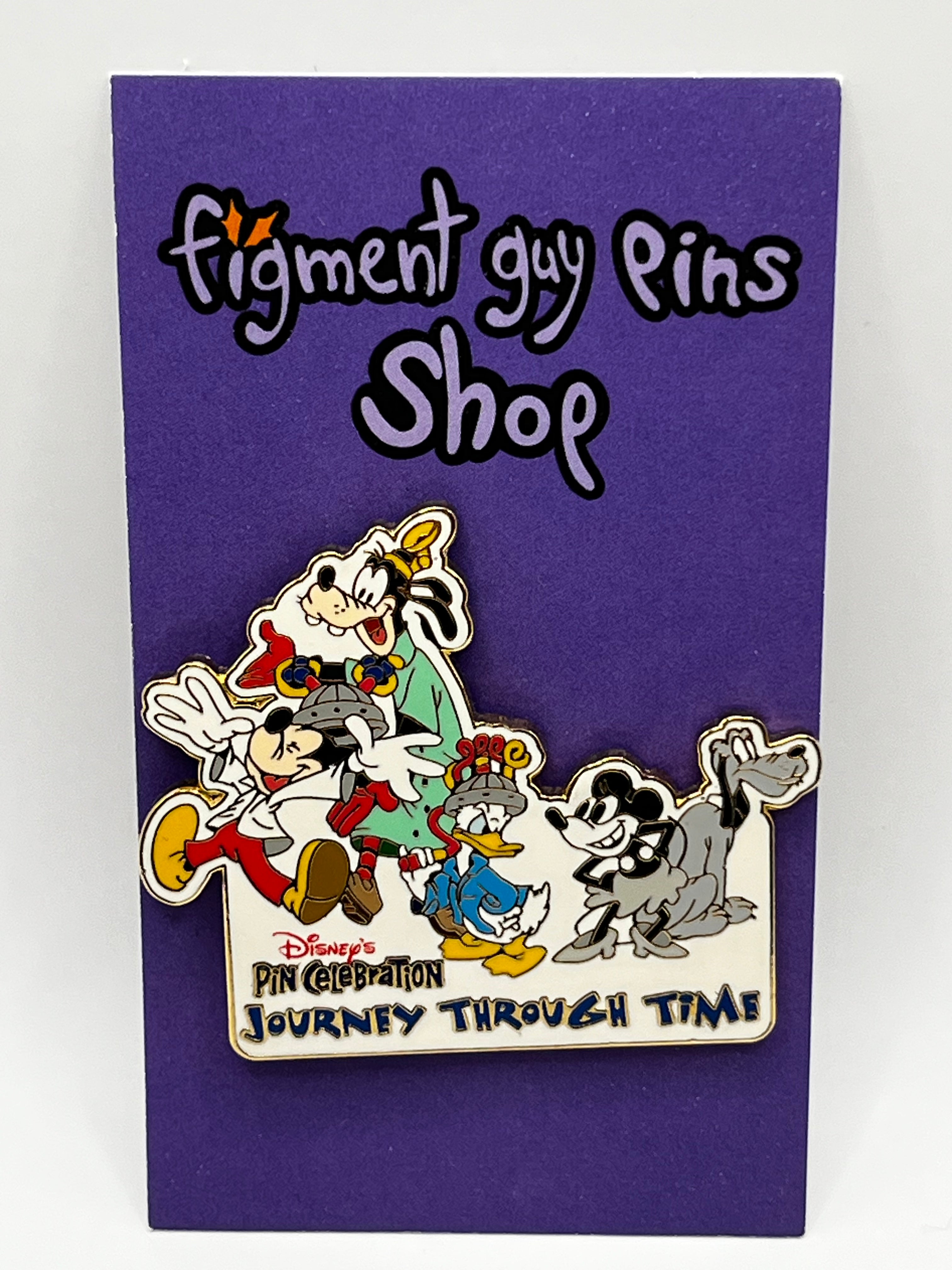 LE 1200 Disney’s Pin Celebration Journey Through Time Mickey, Goofy, Donald, Minnie & Pluto - N7