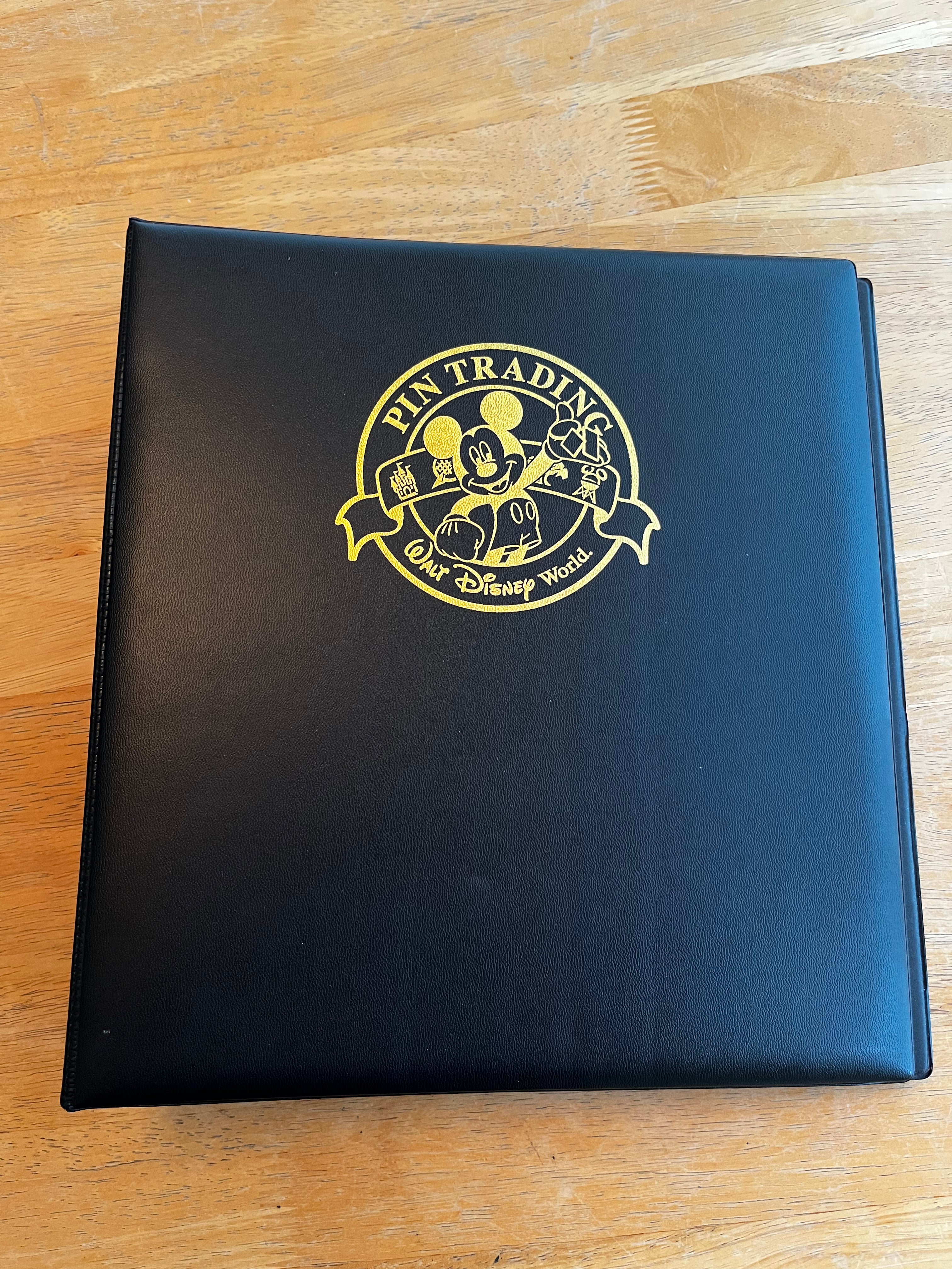 WDW Pin Trading Binder With 5 Felt Pages & Dividers - Book 2