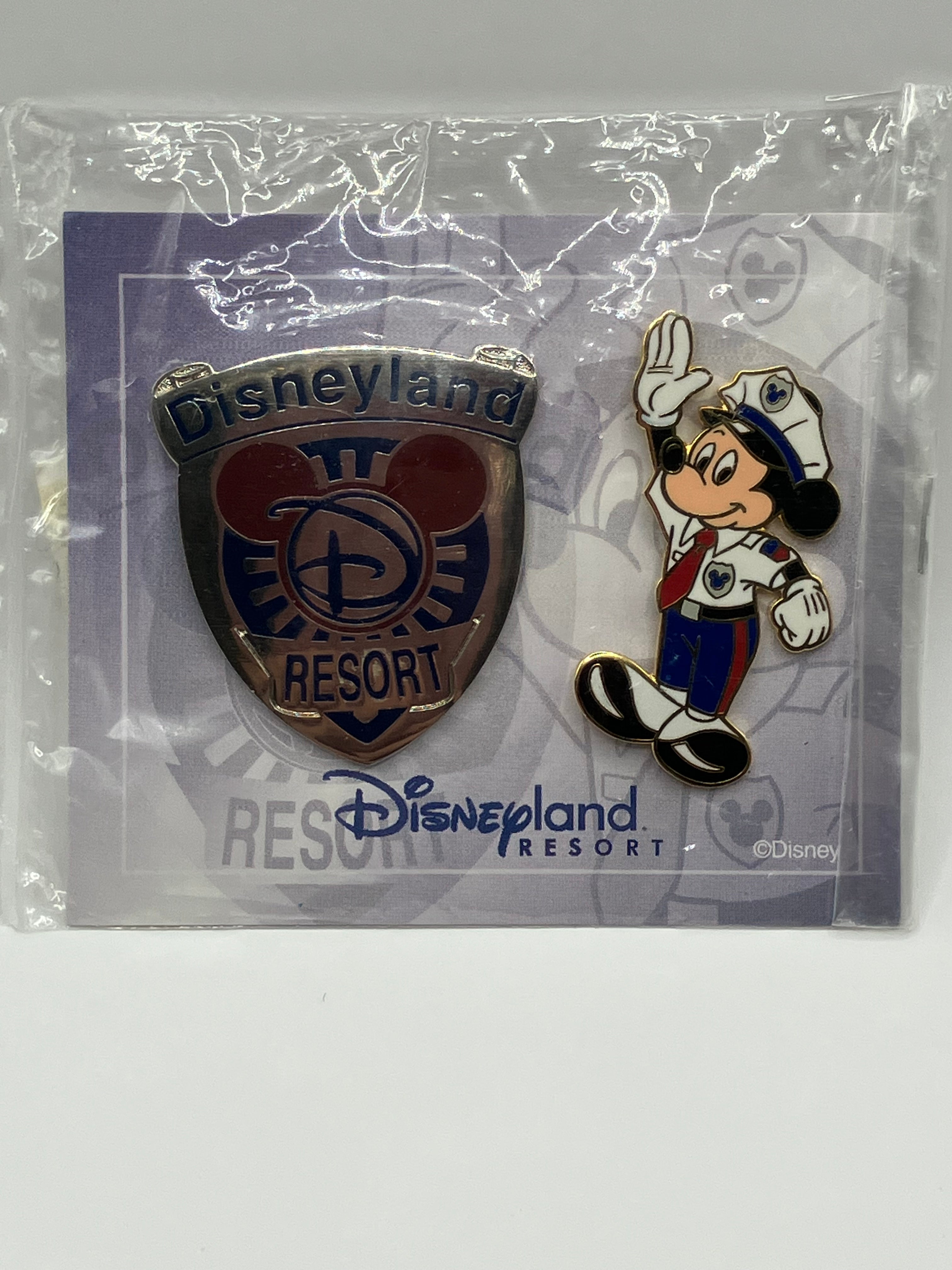 CE Disneyland Resort Security Officer Mickey 2-Pin Set