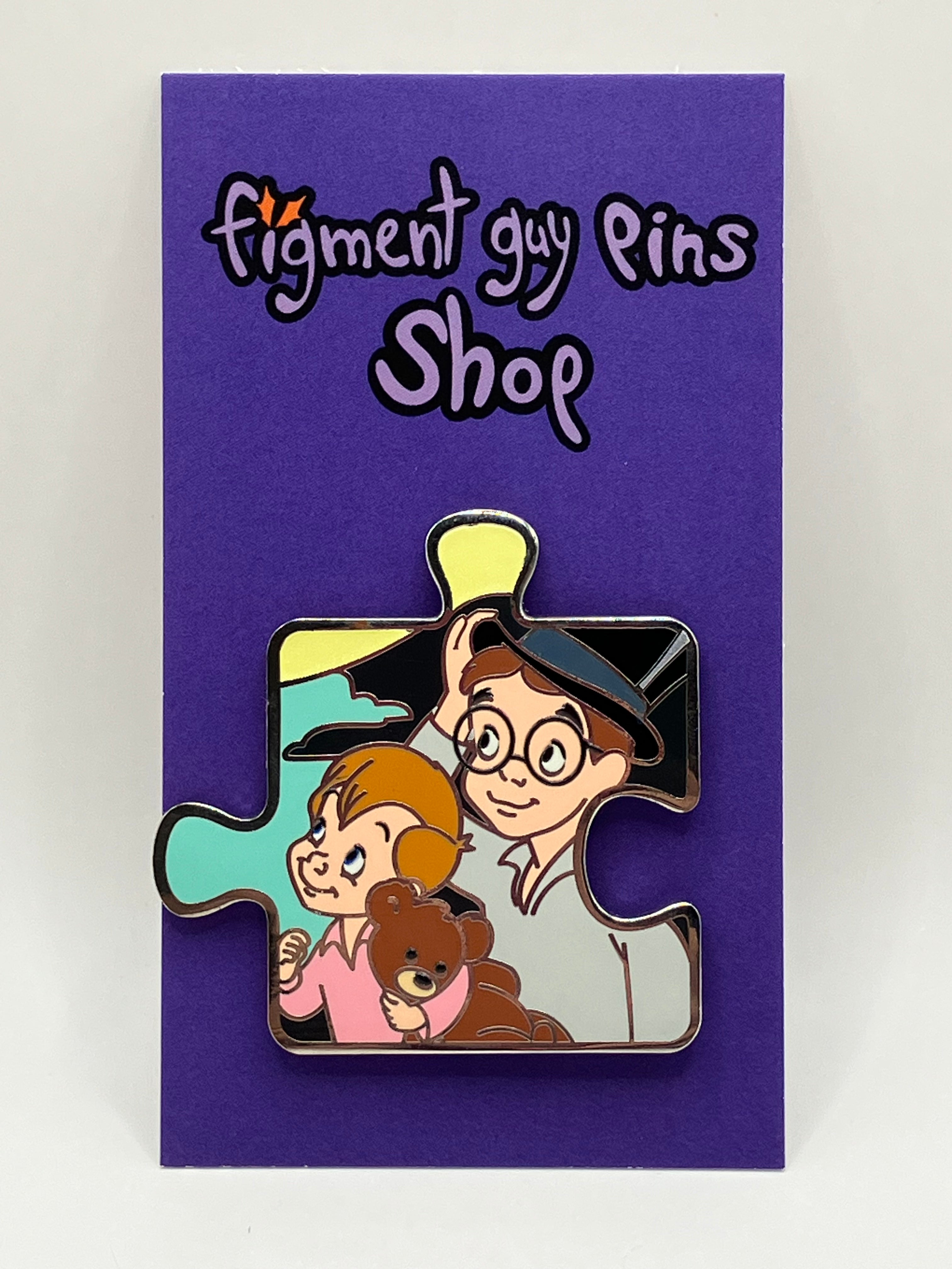 LE 550 John And Michael Darling Peter Pan Puzzle Piece