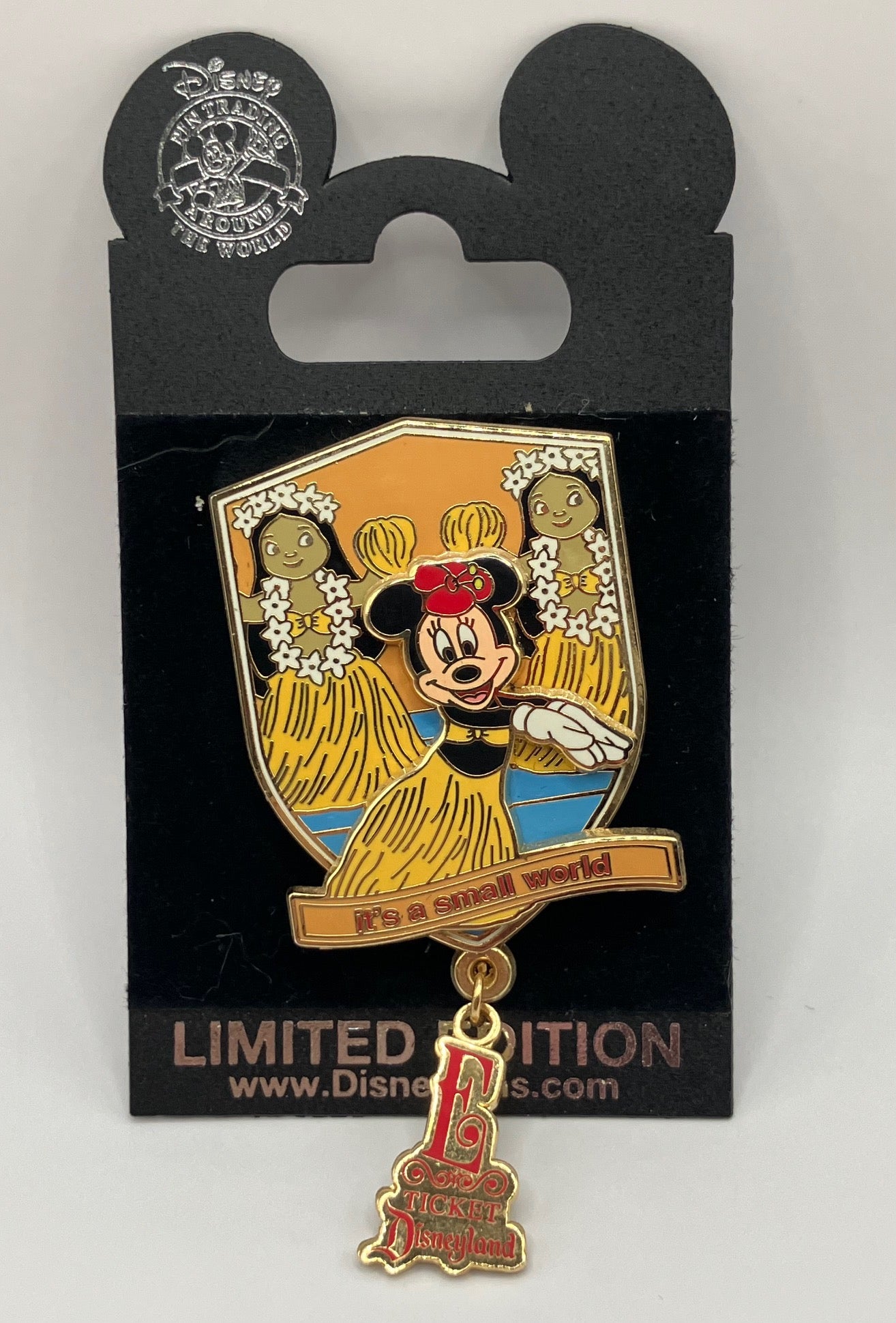 LE 1500 Minnie Mouse It's a Small World E Ticket Disneyland
