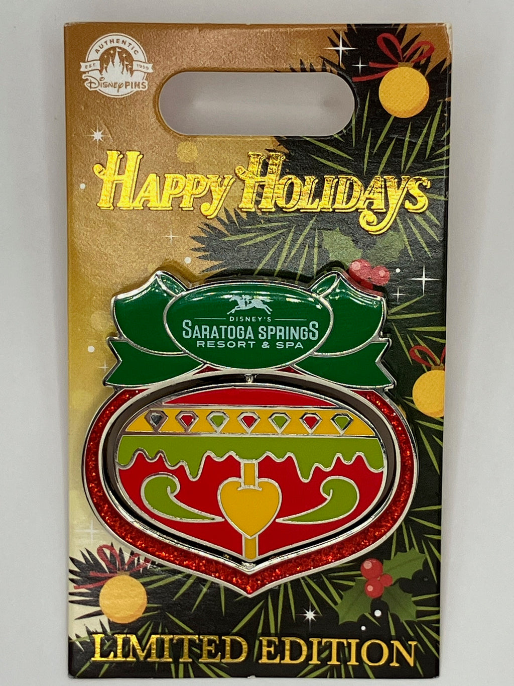 LE 2000 Happy Holidays 2022 Saratoga Springs Snow White & Evil Queen
