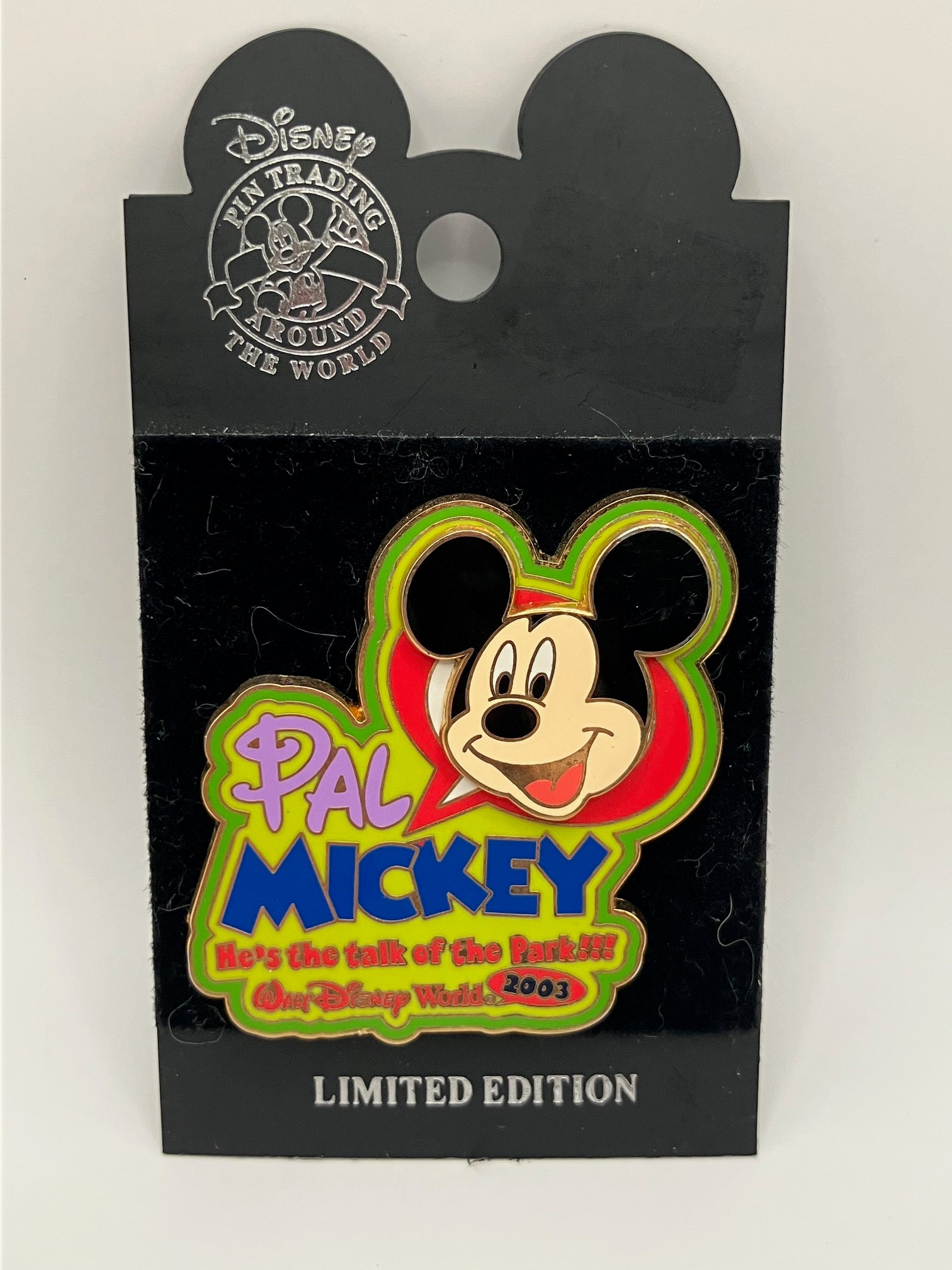 LE 2000 Pal Mickey "He's the talk of the park!!!" WDW 2003 Pin