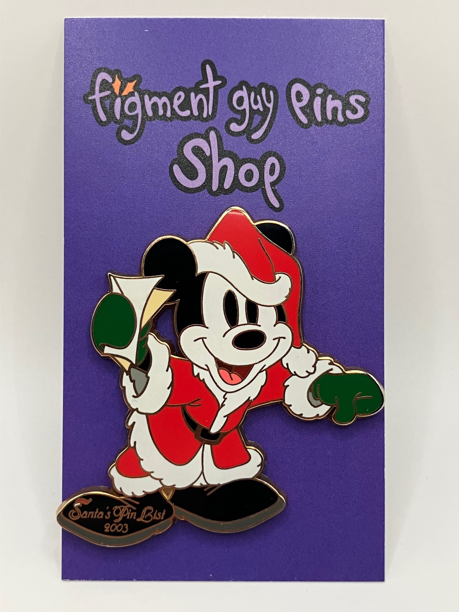LE 2500 Santa's Pin List 2003 Santa Mickey Mouse