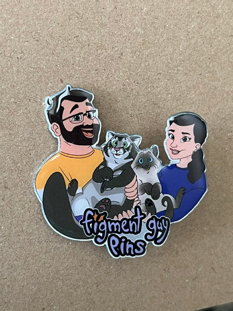 FANTASY Figmentguypins Family Pin