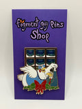 LE 3300 Mickey's Christmas Carol Advent Calendar Pin Lady Cluck & Secretary Bird