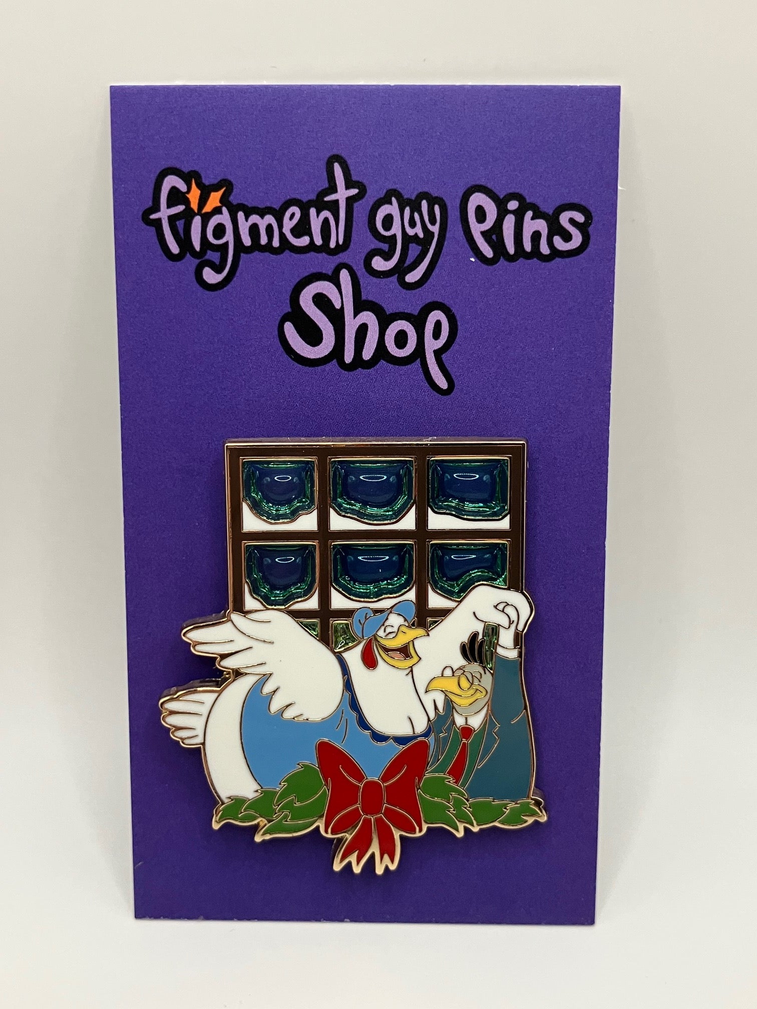 LE 3300 Mickey's Christmas Carol Advent Calendar Pin Lady Cluck & Secretary Bird