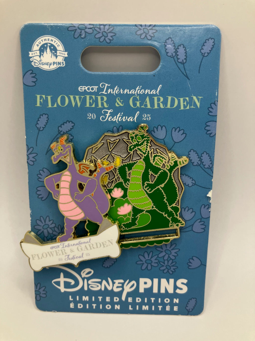 LE 4000 Epcot Flower And Garden Figment 2025 Slider