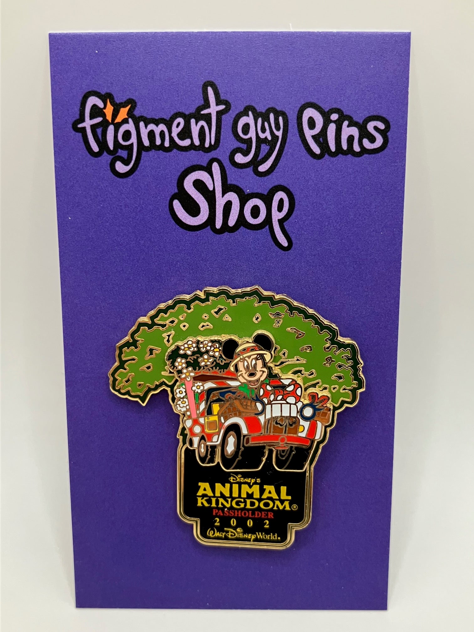 LE 7500 Animal Kingdom Passholder 2002 Safari Minnie Mouse